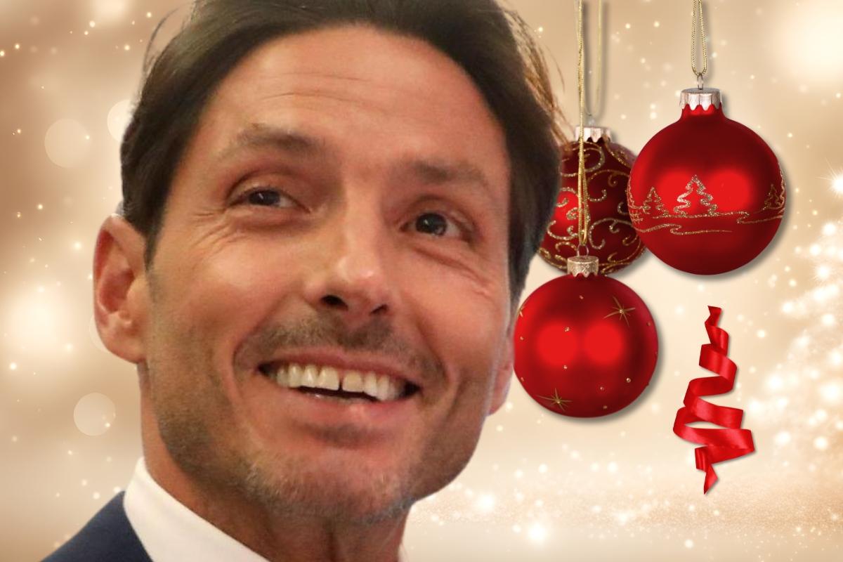 Pier Silvio Berlusconi e addobbi di Natale