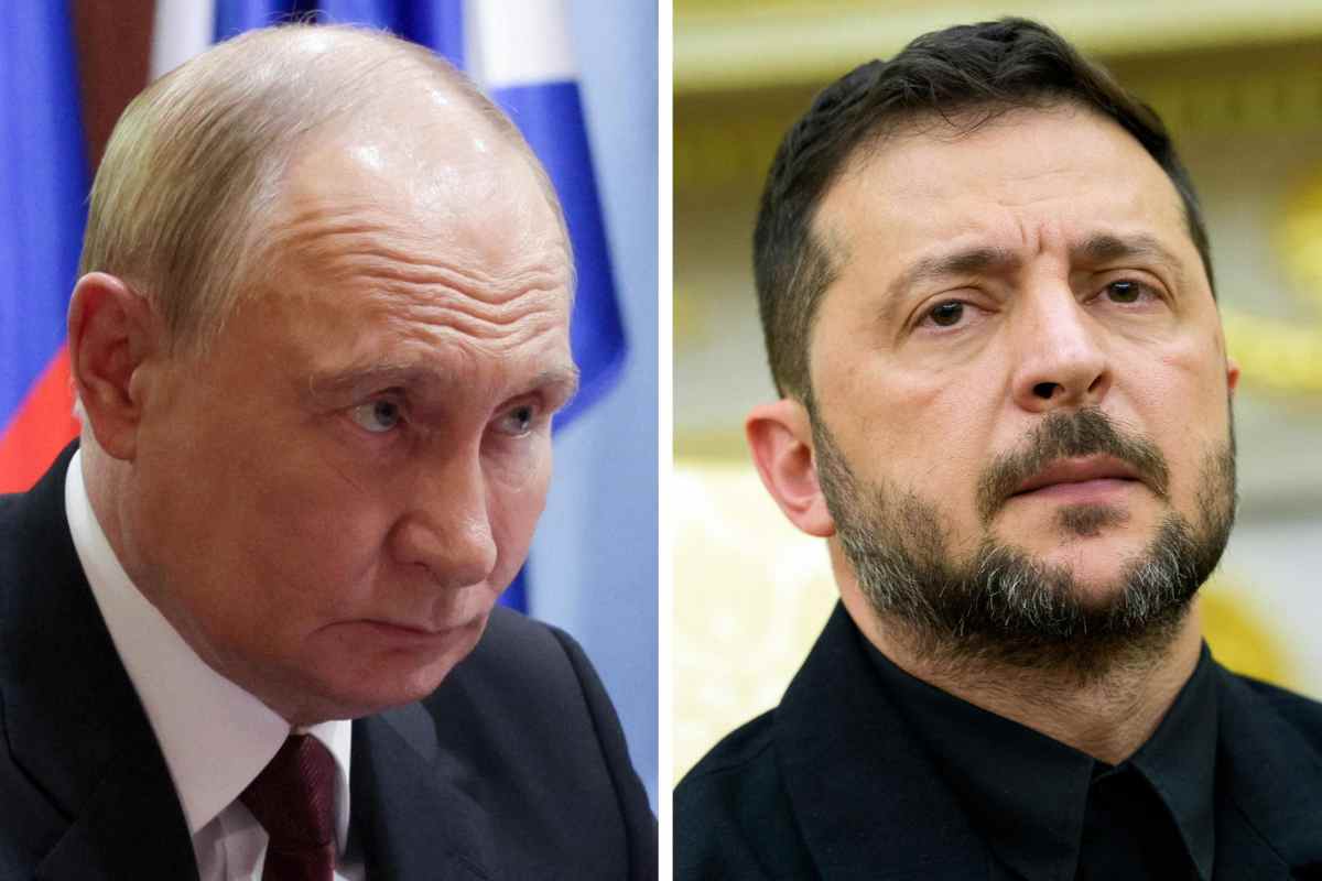 Vladimir Putin e Volodymir Zelensky